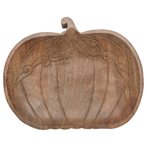 Pumpkin Wood Tray